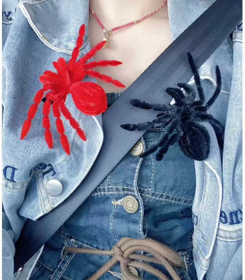 Spooky Accessories for Your Halloween Look:Hair Clips with Spiders, Skulls finger & Pumpkins"