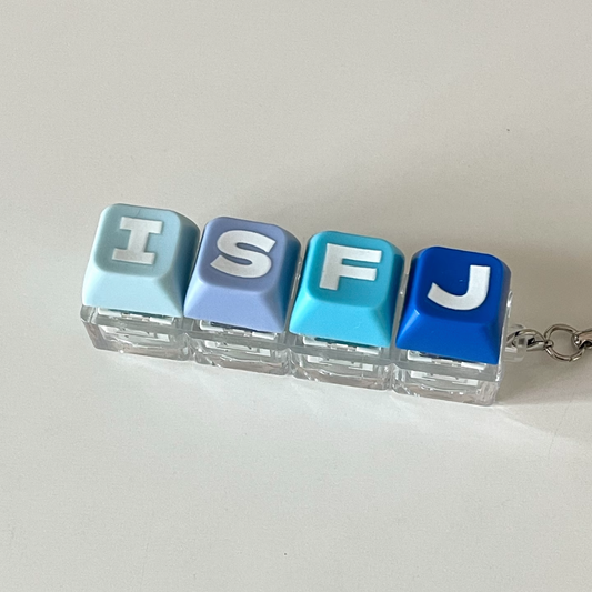 Personalized 16 Personalities Type Keychain - Custom 4-Key