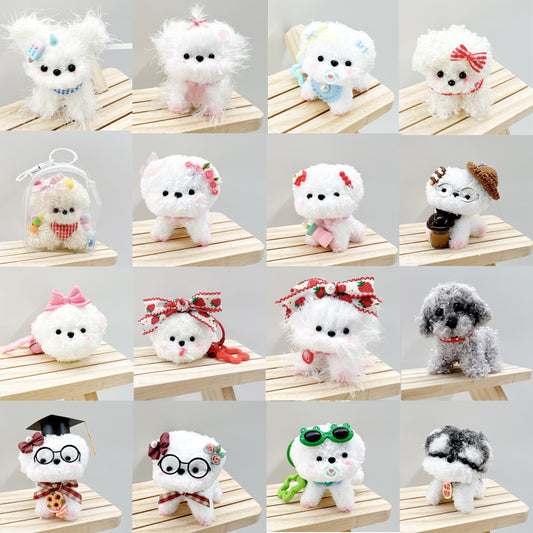 DIY Pipe Cleaner Adorable Puppies Handmade Cute Keychains