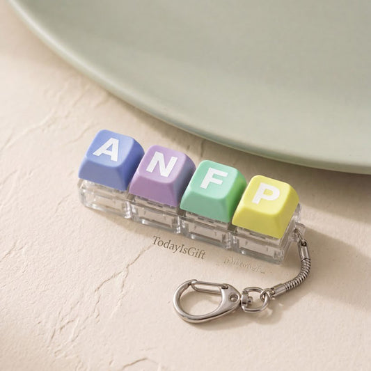 Personalized 16 Personalities Type Keychain - Custom 4-Key
