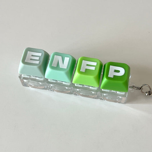Personalized 16 Personalities Type Keychain - Custom 4-Key